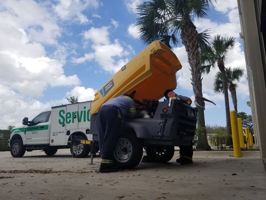 portable air compressor ring power acg atlas copco