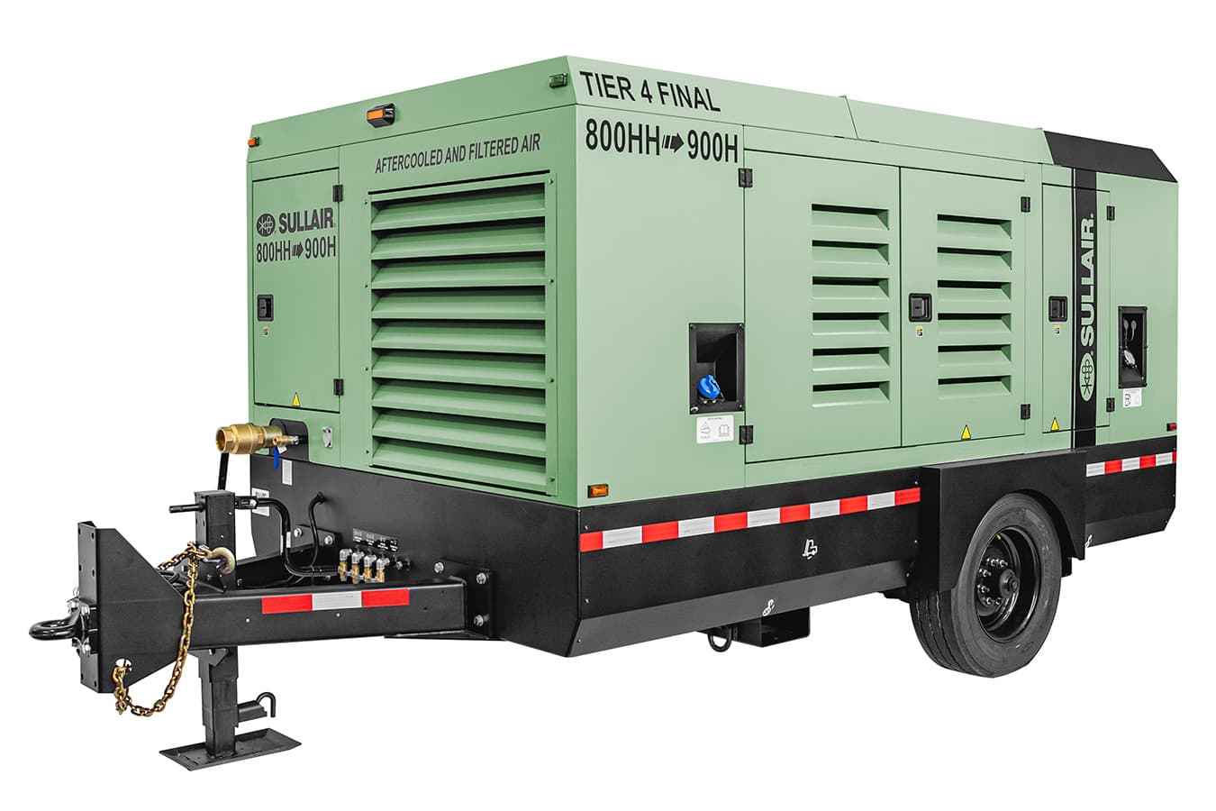 sullair 800/900 portable diesel air compressor