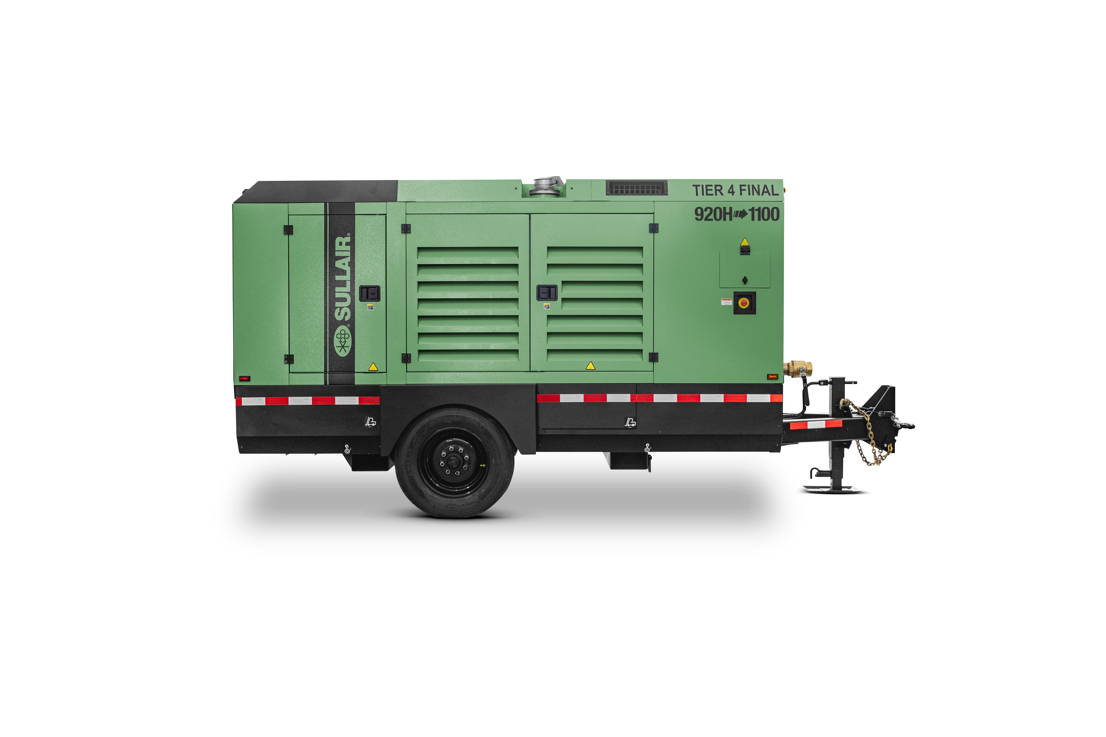 sullair 920/1100 portable diesel air compressor