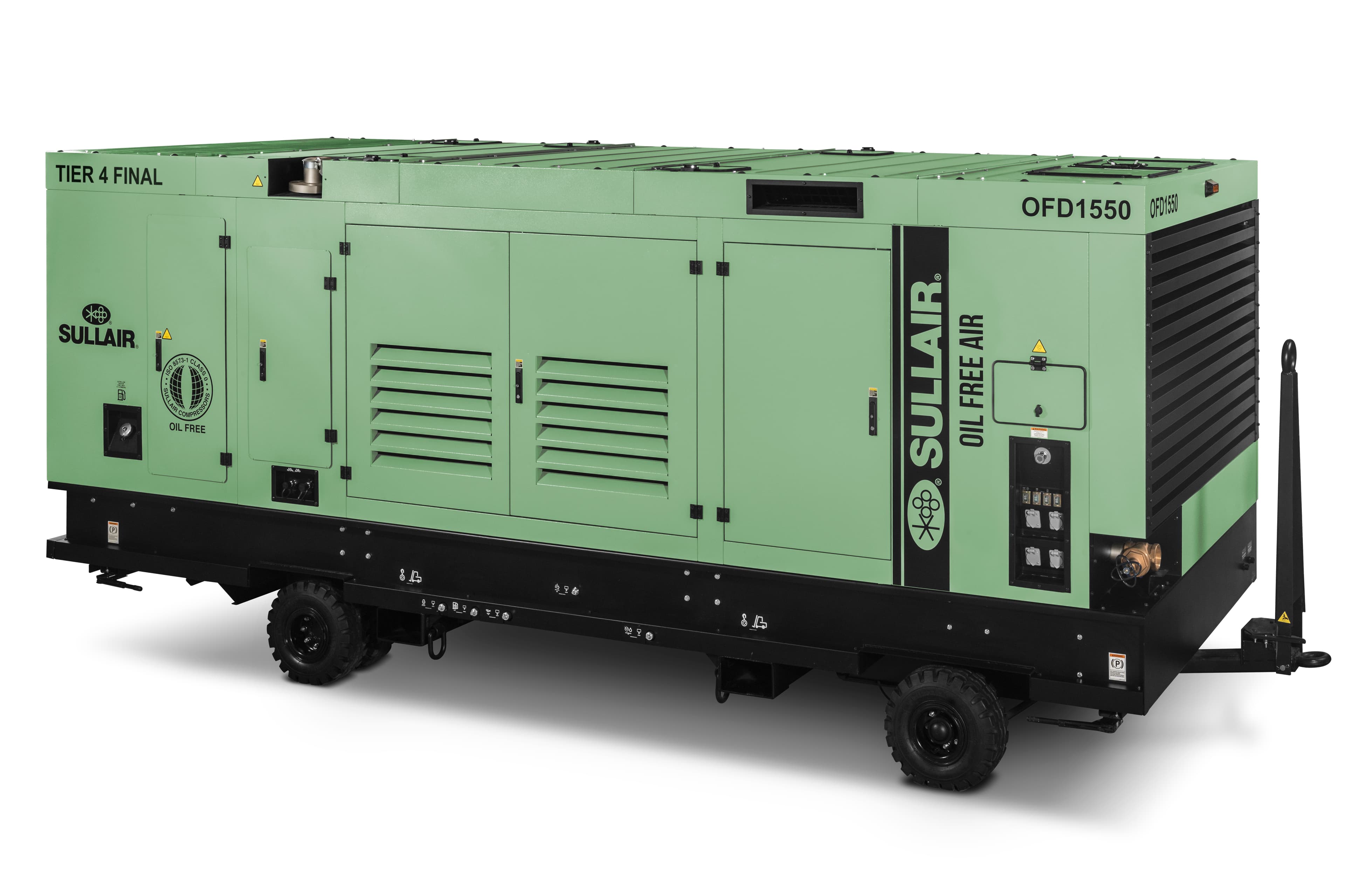 sullair OFD1550 portable diesel air compressor
